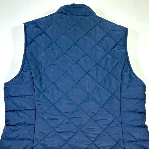 Banana Republic Reversible Polka Dot Puffer Vest Size XS Women’s - Picture 11 of 15